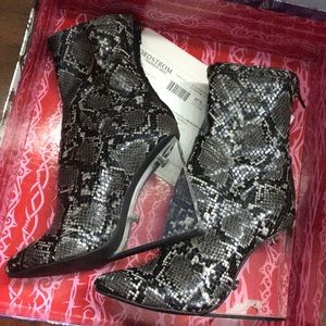 Jeffrey Campbell Lucite Booties